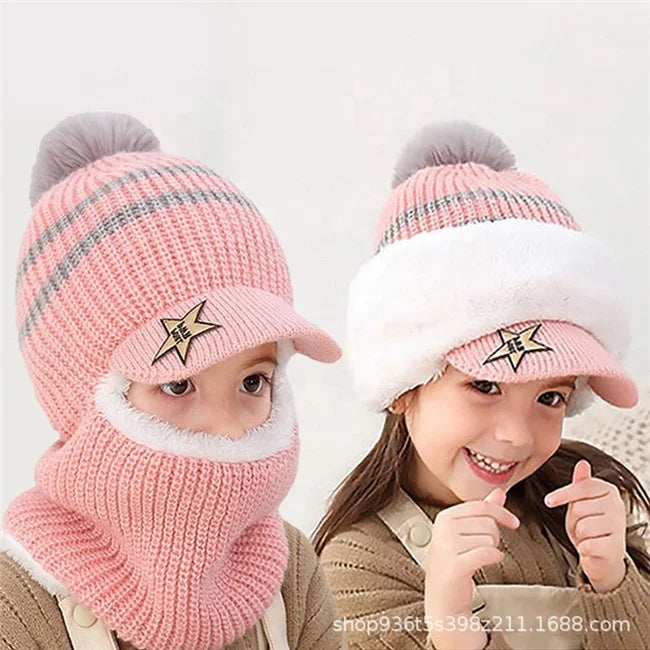 BONNET ENFANT HIVER 2 EN 1