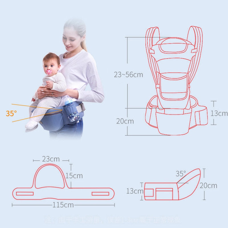 BABY CARRY™ | Porte-bébé ergonomique et modulable