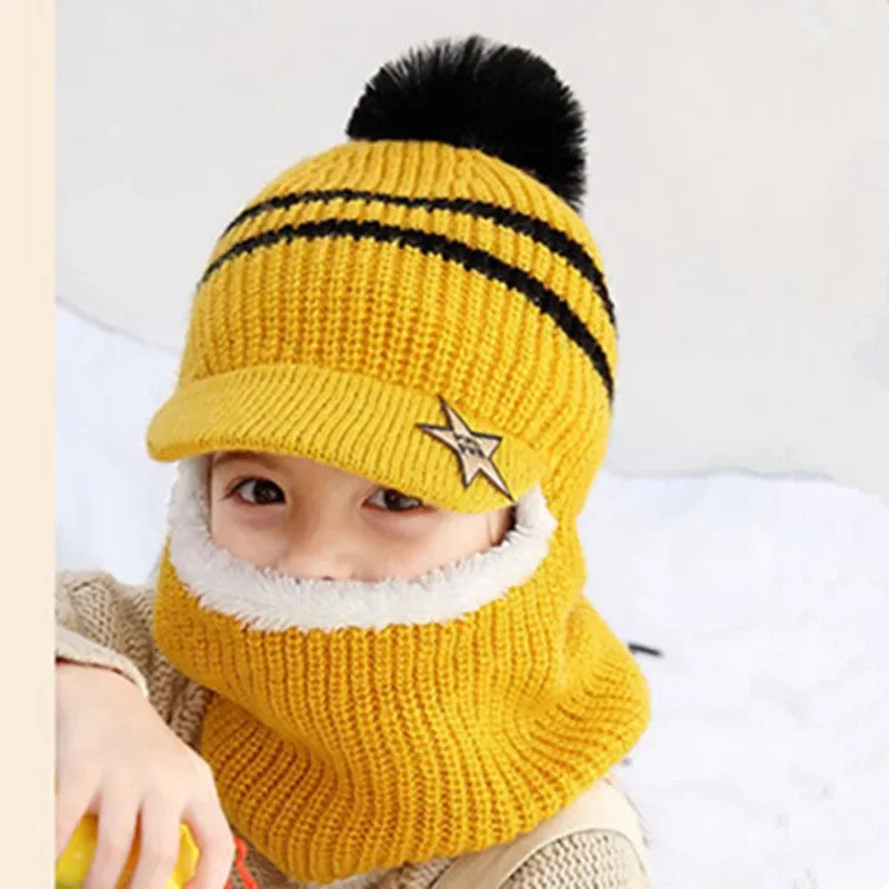 BONNET FILLE HIVER 2 EN 1 ICI bebes