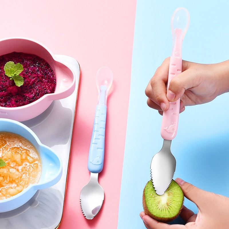 BABY SPOON™ | Cuillère d'alimentation 2 en 1 pour bébé